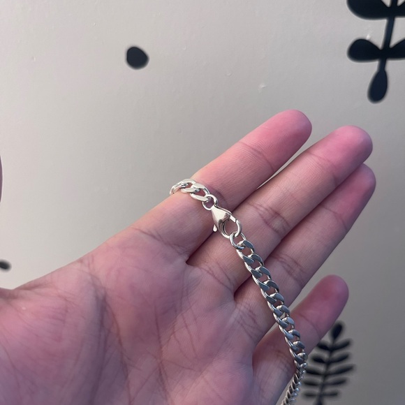 Sterling Silver Aquamarine/Faceted Abalone necklace - Picture 5 of 5